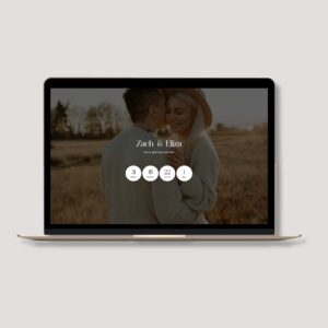 Template-based Wedding Website